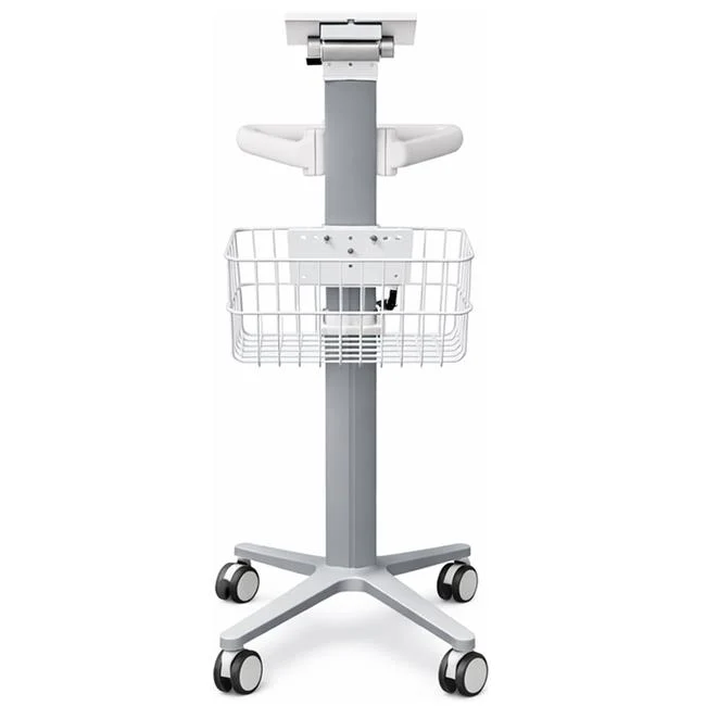 Rollbarer Ständer für Patientenmonitor mit Drucker