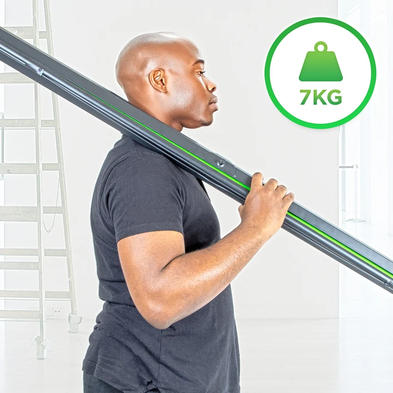 Duronic Floor Green Screen Backdrop TPS13 GN Projector Screens with Tripod Stand, Portable Foldable Crease-Free Projection Display Viewing Sheet Backgrounds for Projectors Home Office Videos Artists