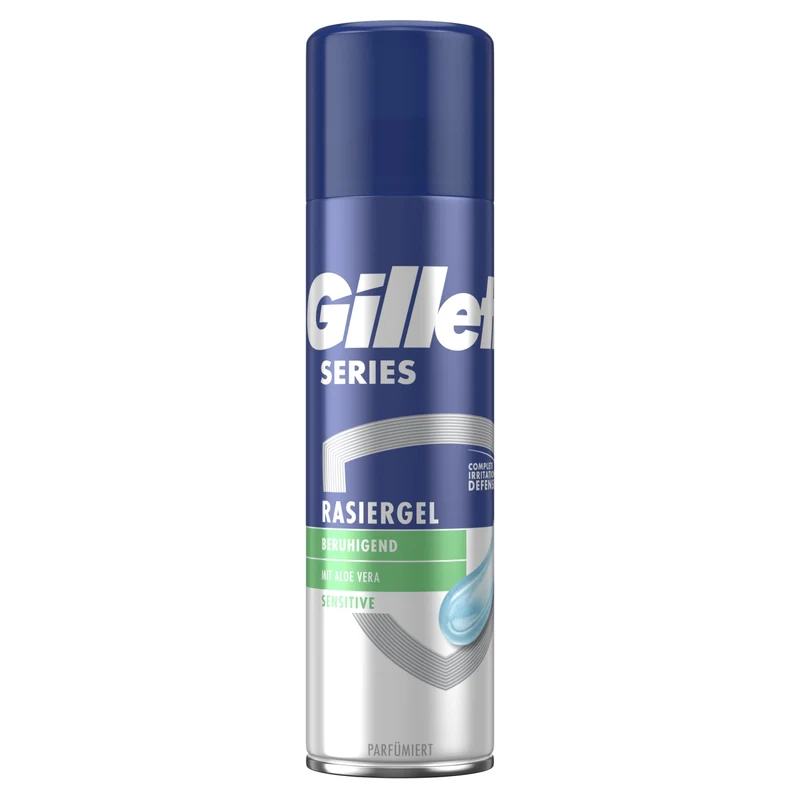 Gillette Rasiergel Sensitive mit Aloe Vera, für empfindliche Haut