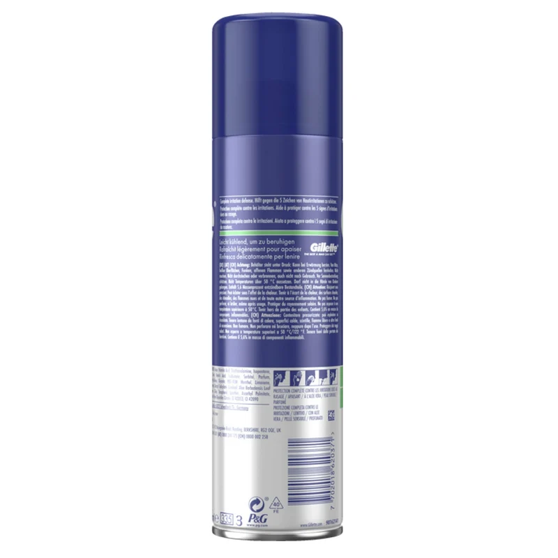 Gillette Rasiergel Sensitive mit Aloe Vera, für empfindliche Haut