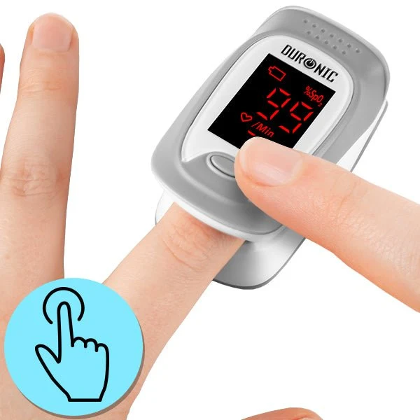 Duronic Blood Pressure Monitor & Oximeter, BPM150 + OXIMETER BUNDLE CE Approved High & Low Blood Pressure Machine Fingertip Oxygen Level Monitor OX02 for Measuring Pulse Rates