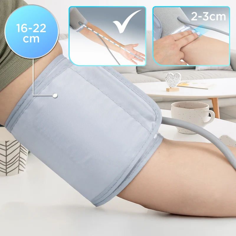 Duronic Replacement Blood Pressure Monitor KIDS CUFF Paediatric Blood Pressure Cuff 16-22cm Spare Kids BP Monitor Cuffs for Children Small Adults Teens Arms Health Monitoring