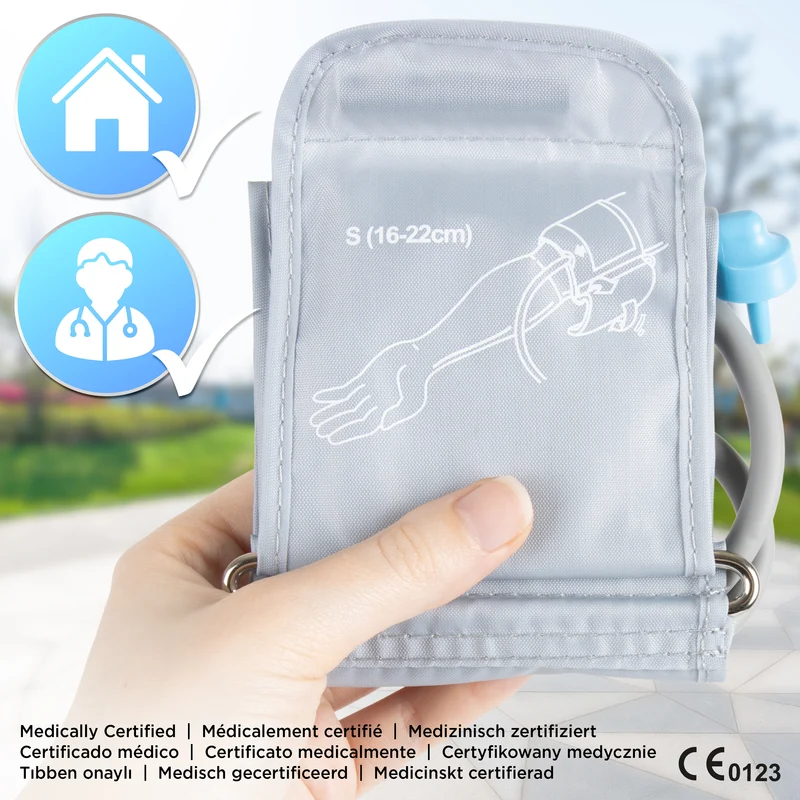 Duronic Replacement Blood Pressure Monitor KIDS CUFF Paediatric Blood Pressure Cuff 16-22cm Spare Kids BP Monitor Cuffs for Children Small Adults Teens Arms Health Monitoring