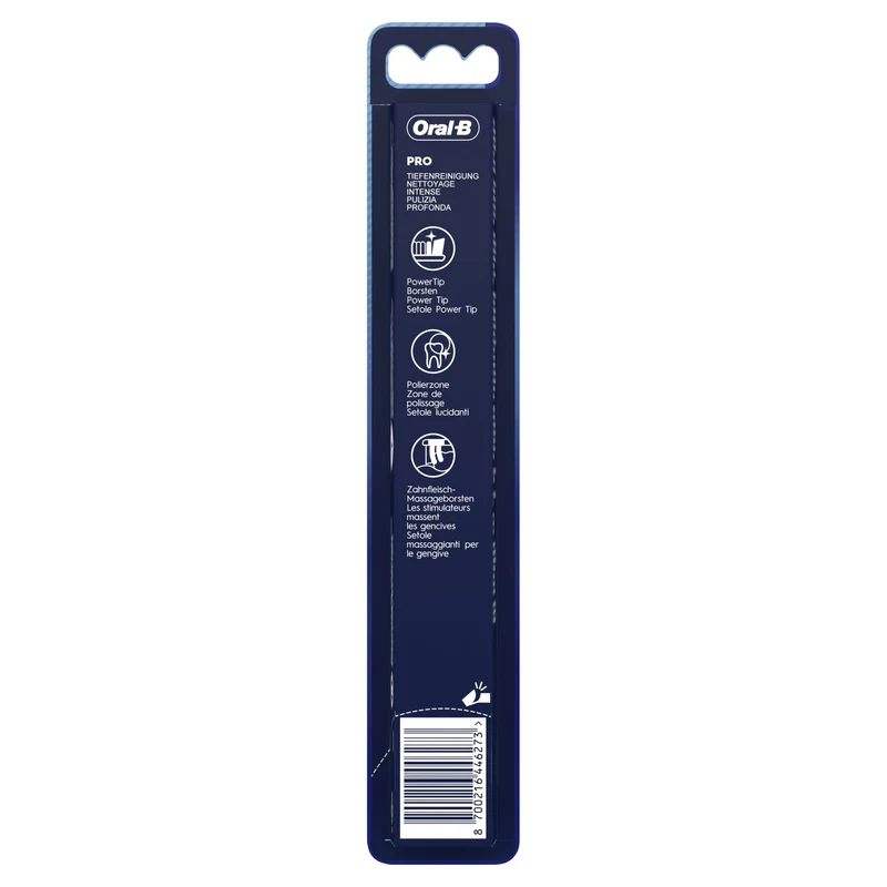 Oral-B Pro-Clean Zahnbürste 40 Medium mit PowerTip-Borsten und Zungenreiniger