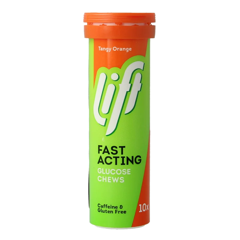 Lift LIFT GlucoTabs orange buisje 10.00 Tabletten