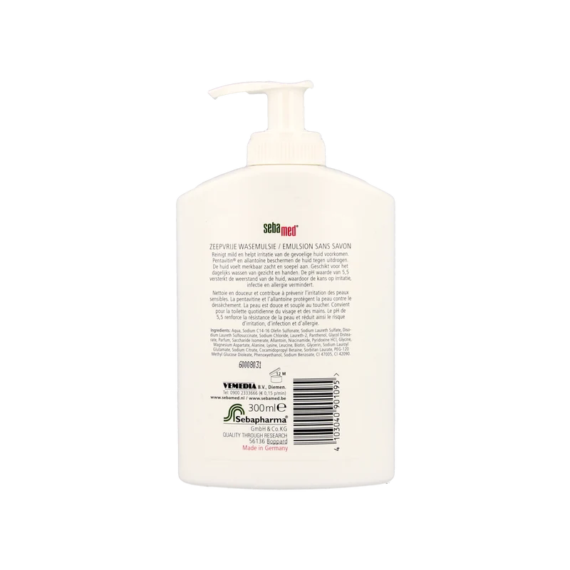 Sebamed Zeepvrij wasemulsie 300.00 Milliliter
