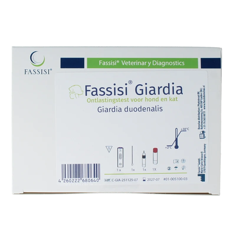 Fassisi Giarda sneltest hond en kat 1.00 Stuks