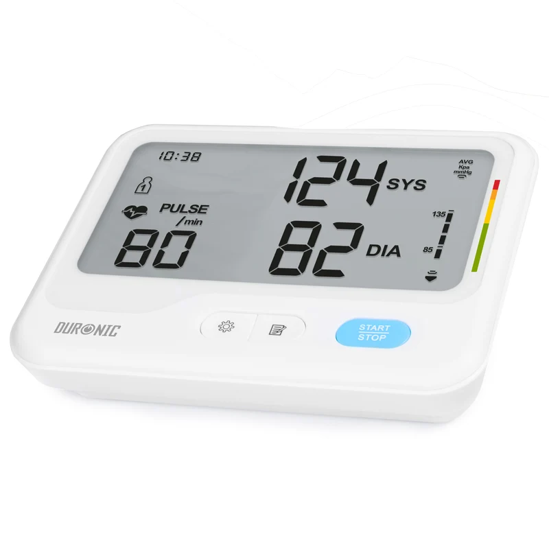 Duronic Blood Pressure Monitors BPM125 CE Approved Blood Pressure Machine Automatic BP Machine Certified Medical Device with 2 x 99 Records Upper Arm BP Monitor Cuff 22cm-32cm for Home Use