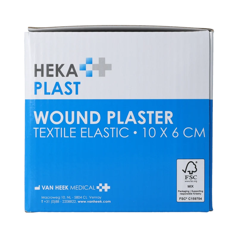 Heka Heka wondpleister 10st 10cmx6cm 50.00 Stuks