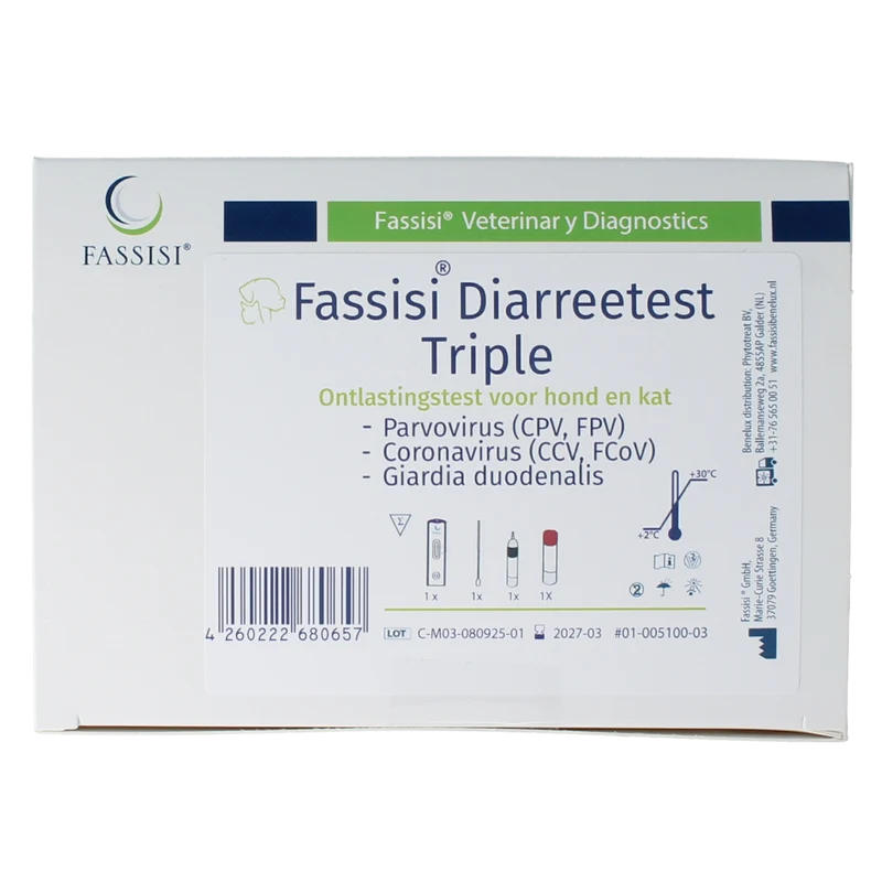 Fassisi Diarree sneltest triple 1.00 Stuks