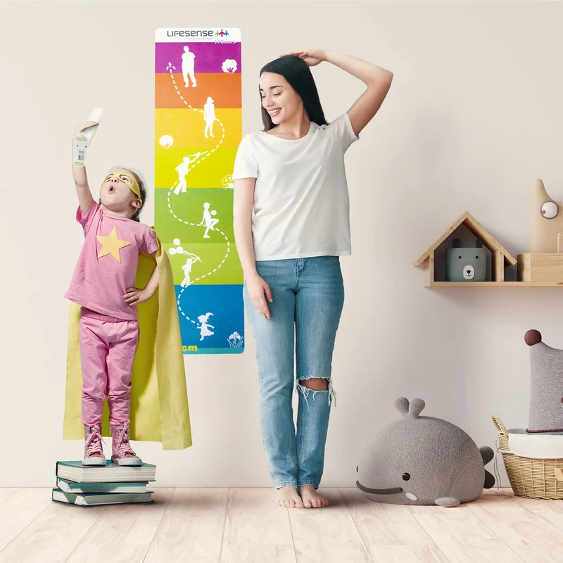 Duronic Digital Height Tape Measure LS302 | Handheld Electronic Stadiometer | Measuring Instrument Comes with Poster and Tape Measure | Batteries Included | for Kids, Children and Teenagers