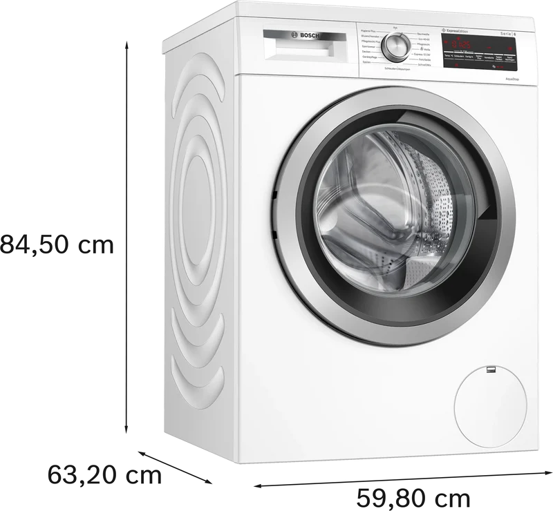 Sonderangebot: Bosch Serie 6 Waschmaschine WUU28TH1, unterbaufähig - Frontlader 8 kg 1400 U/min.