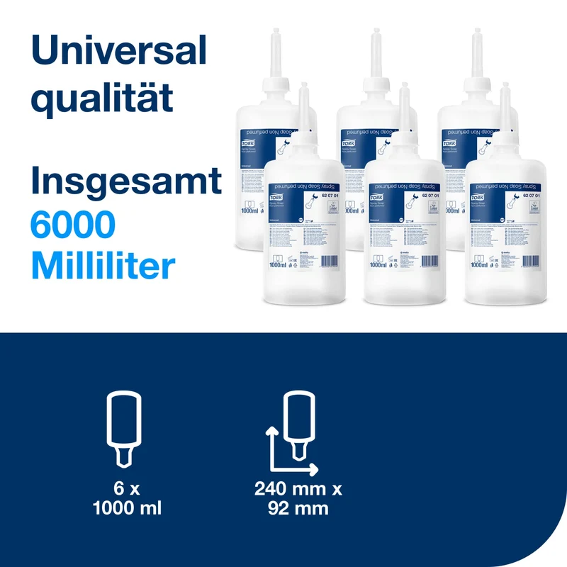 Tork Universal Sprayseife S11 – parfüm- und farbstofffrei