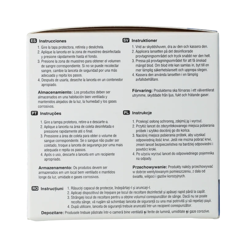 Fora Veiligheidslancetten (28G) 100.00 Stuks
