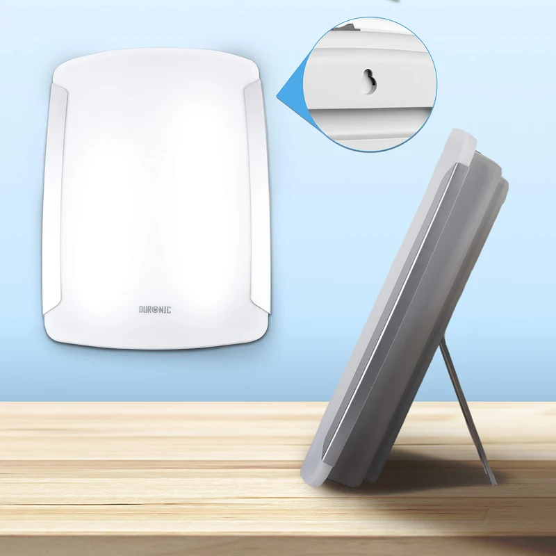 Duronic SADV1 Sad Light Therapy Lamp Box, Portable Daylight S A D Lightbox Sun Lamps, Natural Relief Sunlight Bulb Sad Lights, for S.A.D - Seasonal Affective Disorder Winter Depression - 10000 Lumens