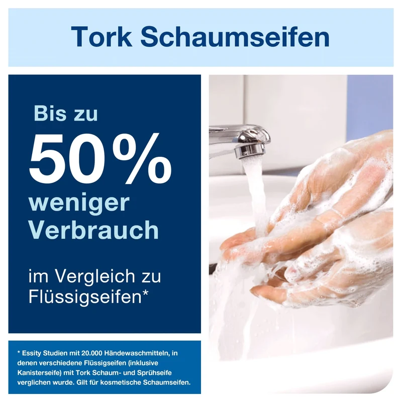 Tork Sensitive Schaumseife S4, extra mild – ECARF-zertifiziert