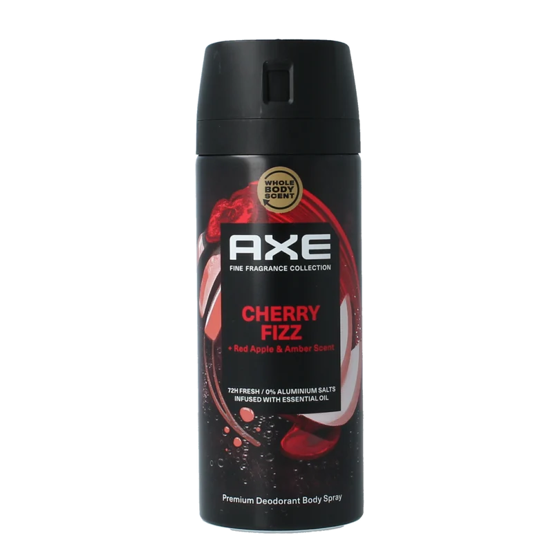 AXE Deodorant bodyspray cherry fizz 150.00 Milliliter