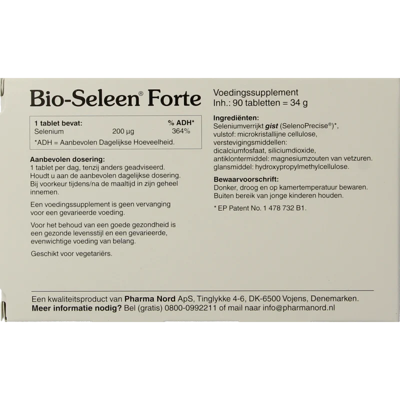 Pharma Nord Bio seleen forte 90.00 Tabletten