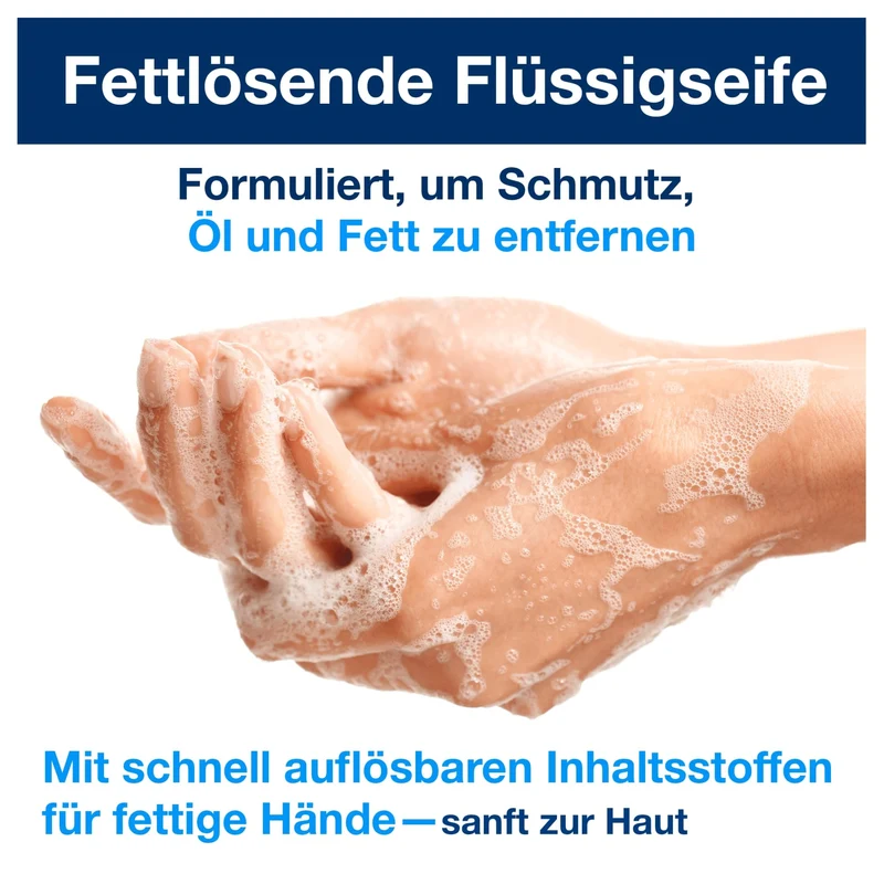 Tork Fettlösende Flüssigseife S1 – für stark verschmutzte Hände