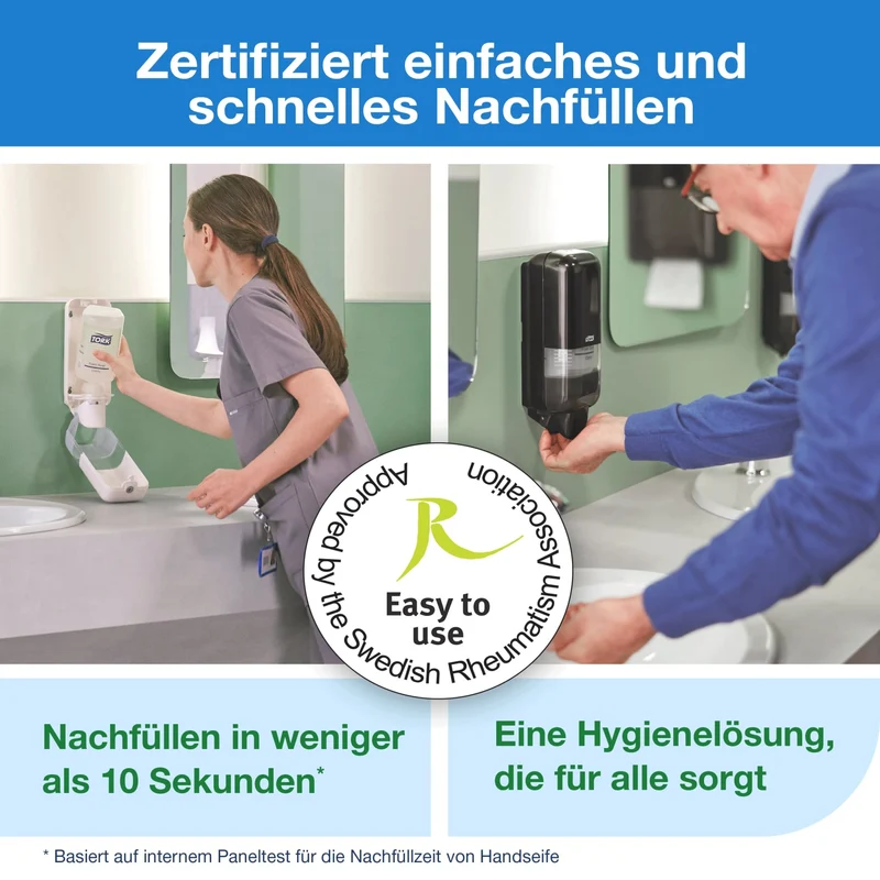 Tork Hair & Body Flüssigseife S1, mild – mit Unisex-Duft