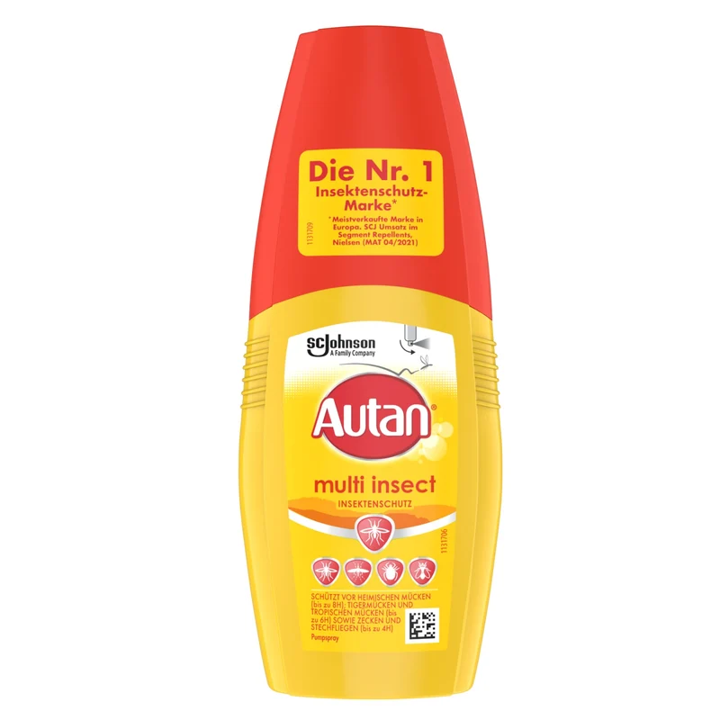 Autan Multi Insect Insektenabwehrspray mit Icaridin gegen Mücken und Zecken
