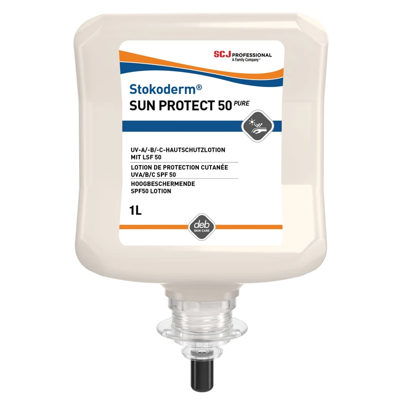 Stokoderm SUN PROTECT 50 PURE UV-Hautschutzlotion, wasserfest und parfümfrei