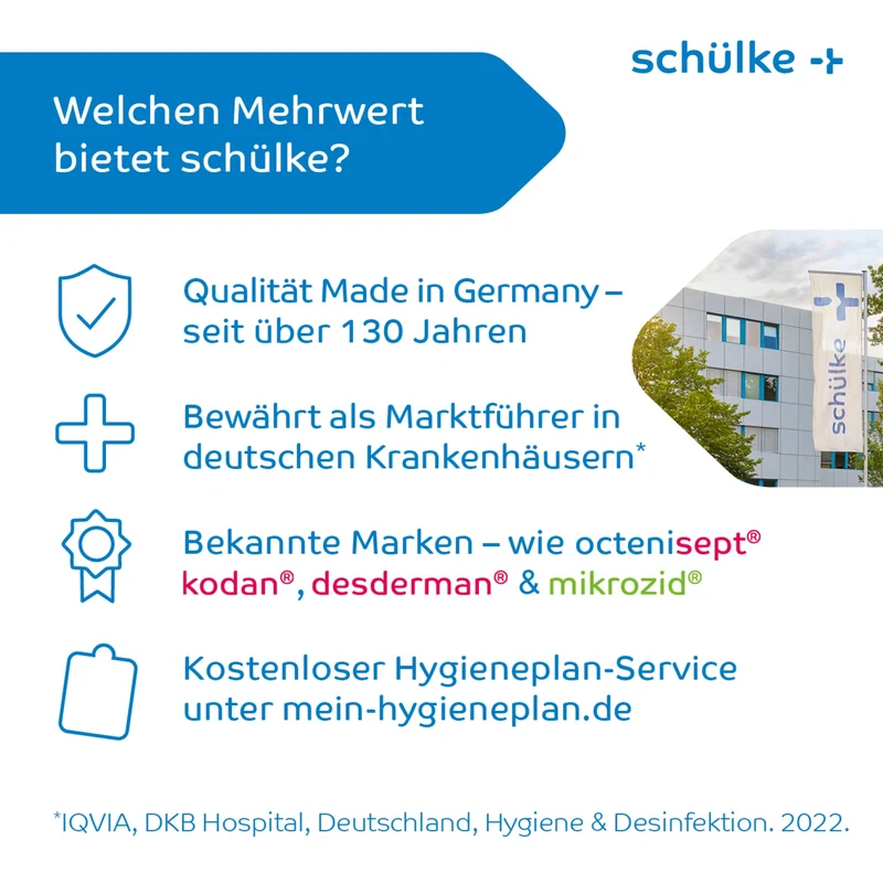Schülke mikrozid universal wipes premium Desinfektionstücher – für Medizinprodukte und Geräte