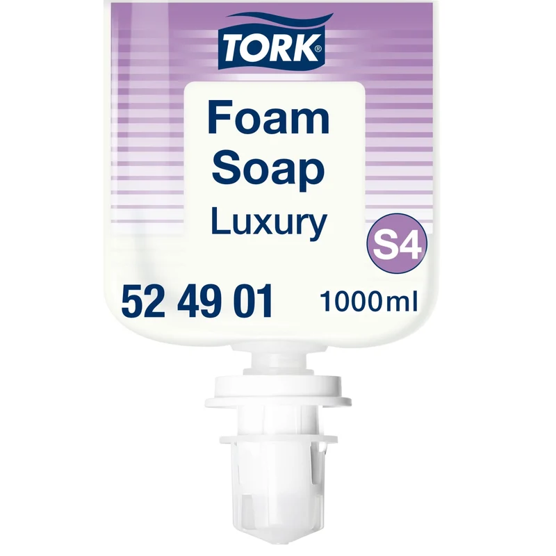 Tork Schaumseife Luxus S4, Blütenduft – feuchtigkeitsspendend und rückfettend
