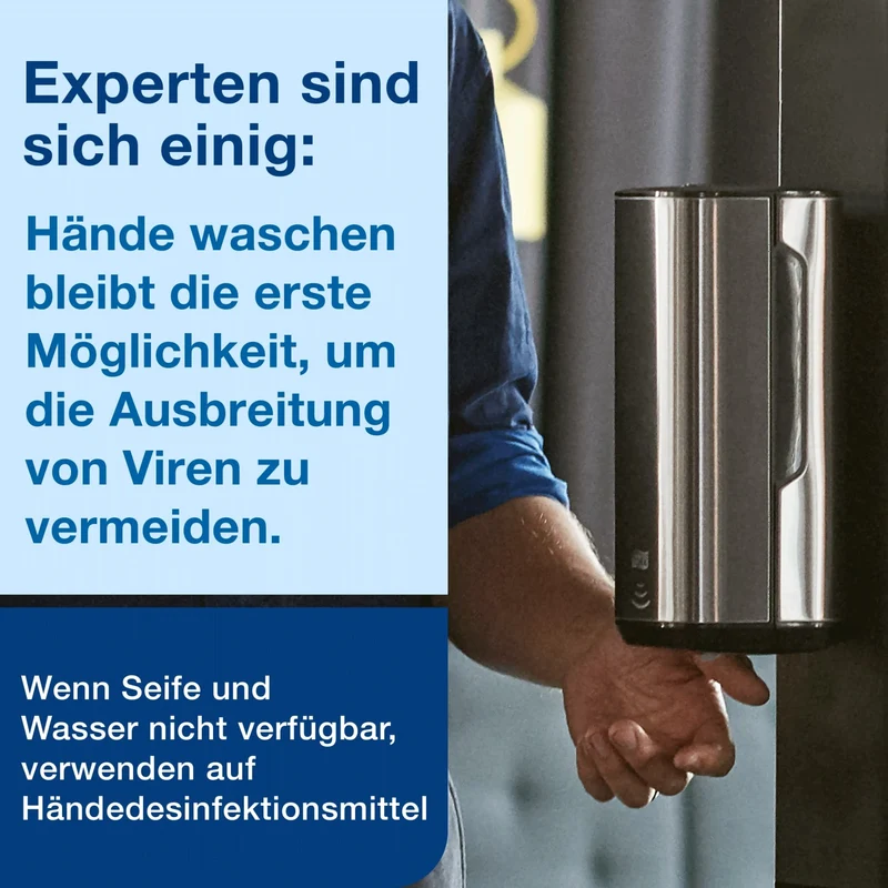 Tork Hygienesäule für Desinfektionsmittel und Tücher, schwarz, S1/S4/F1