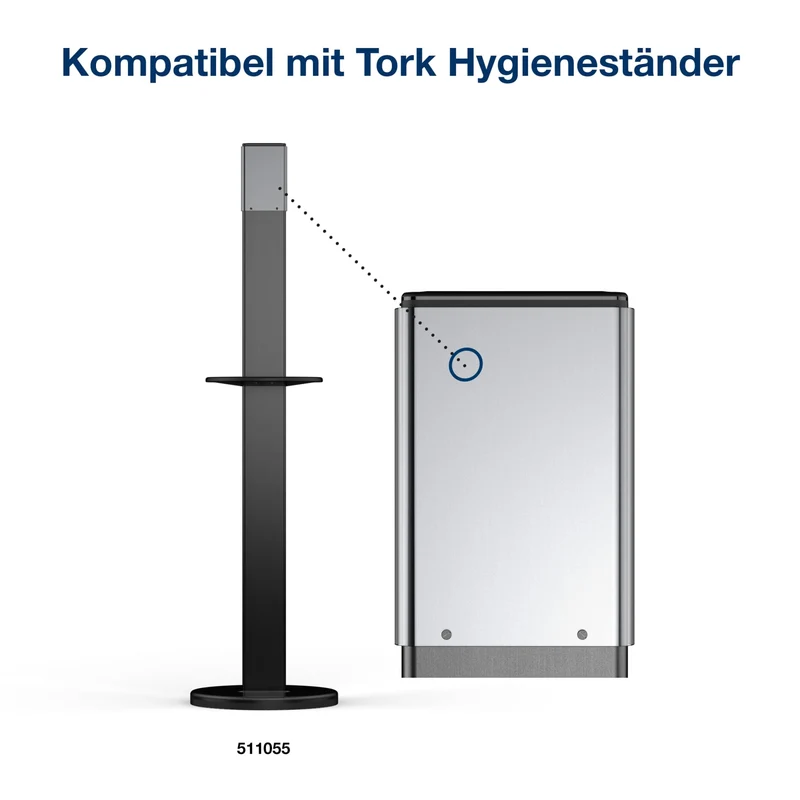 Tork Anzeigedisplay für Hygienesäulen, transparent, S1/S4/F1