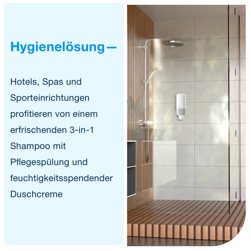 Tork Hair & Body Duschcreme Luxus S4 – 3-in-1 mit Arganöl