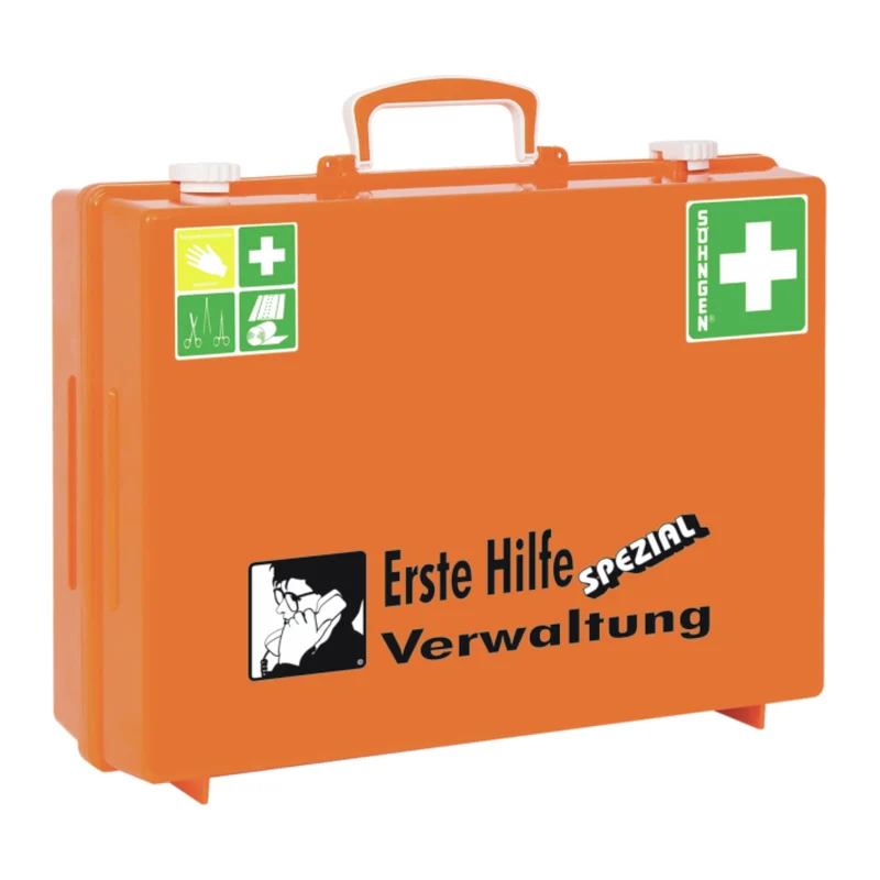 Söhngen Erste-Hilfe-Koffer Spezial Verwaltung, DIN 13157, erweiterte Füllung für Büros
