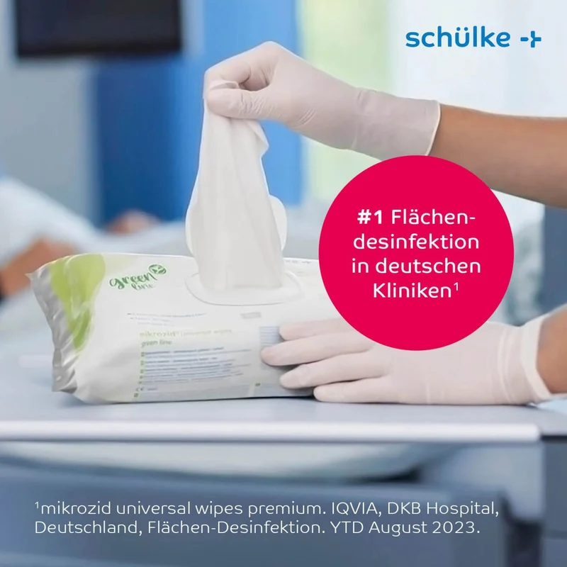 Schülke mikrozid universal wipes Desinfektionstücher greenline