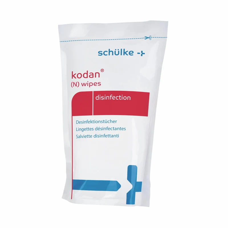 Schülke kodan (N) wipes Desinfektionstücher, gebrauchsfertig – VAH-gelistet, kurze Einwirkzeit