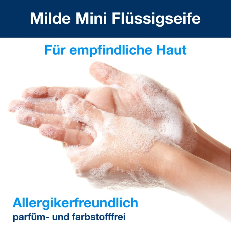 Tork Sensitive Flüssigseife Mini S2, rückfettend – ohne Duftstoffe