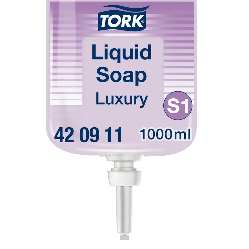 Tork Flüssigseife Luxus S1 – mit Seidenextrakten und Zitrus-Blütenduft