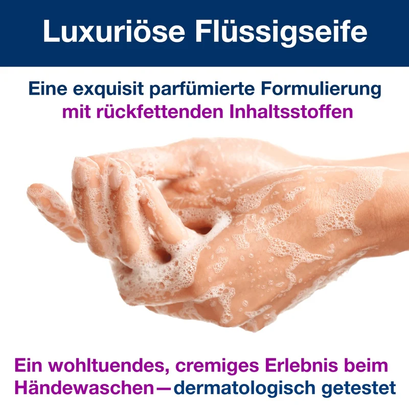 Tork Flüssigseife Luxus S1 – mit Seidenextrakten und Zitrus-Blütenduft