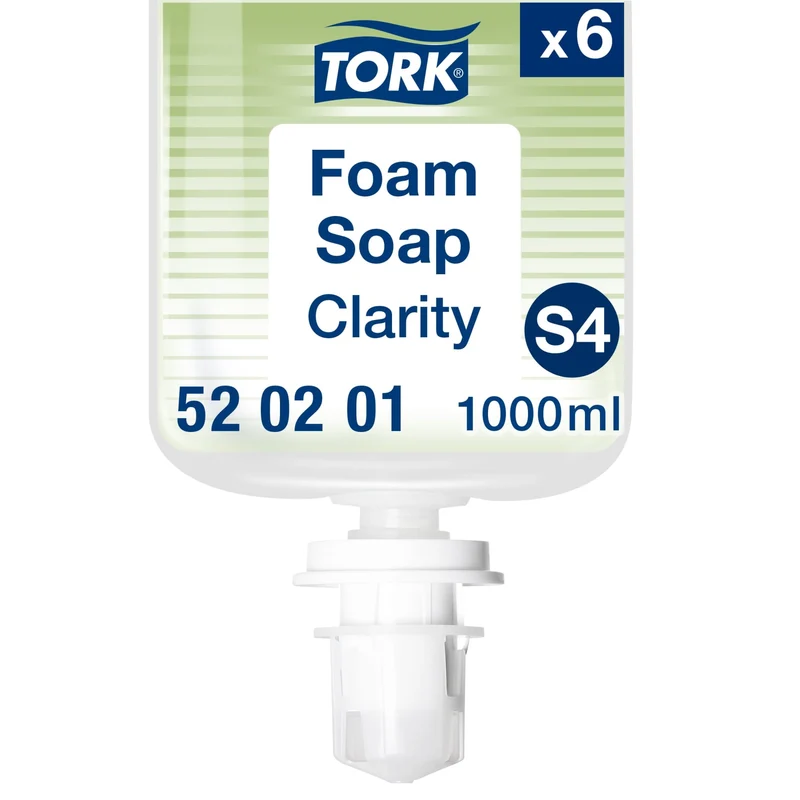 Tork Schaumseife S4, parfümfrei – 99 % natürliche Inhaltsstoffe