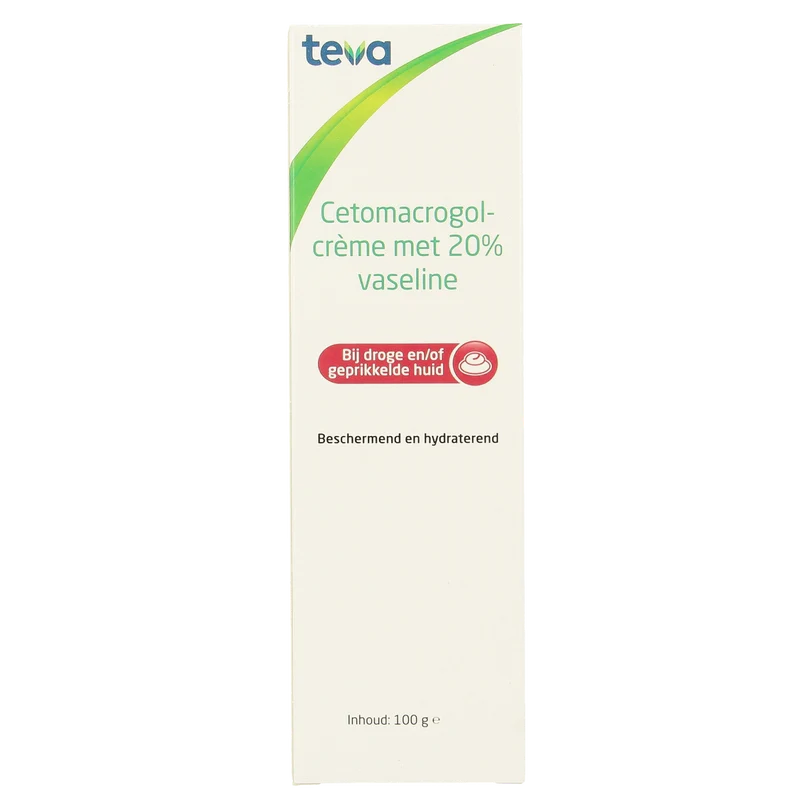 Teva Cetomacrogolcreme 20% vaseline 100.00 Gram