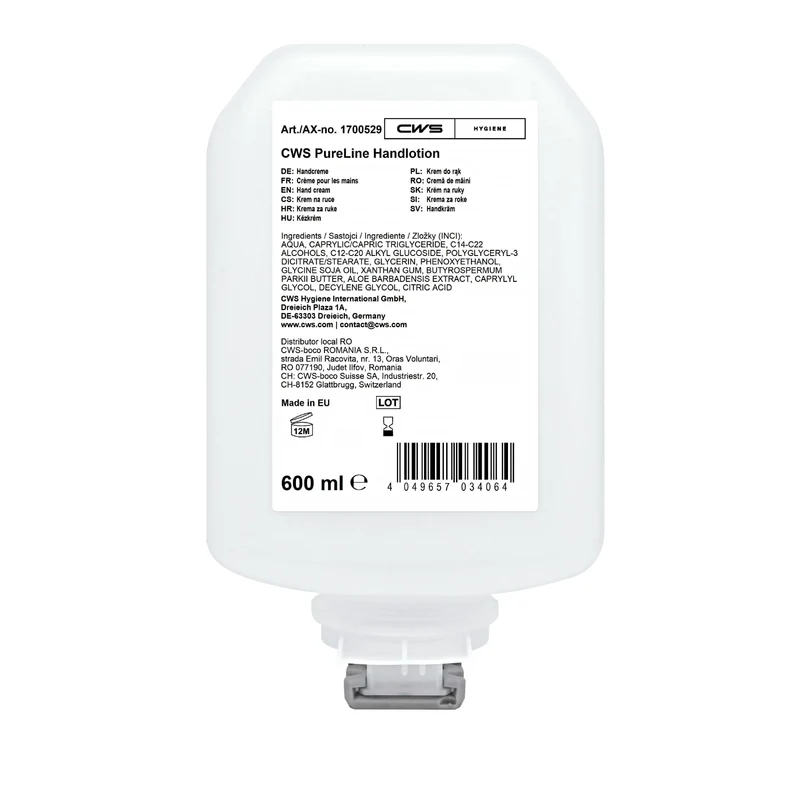 CWS PureLine Handlotion, vegan, parfümfrei, dermatologisch getestet