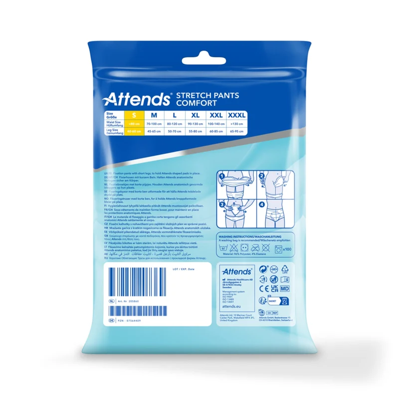 Attends Stretch Pants Comfort Fixierhose, nahtlos – mit Beinansatz, hoher Tragekomfort