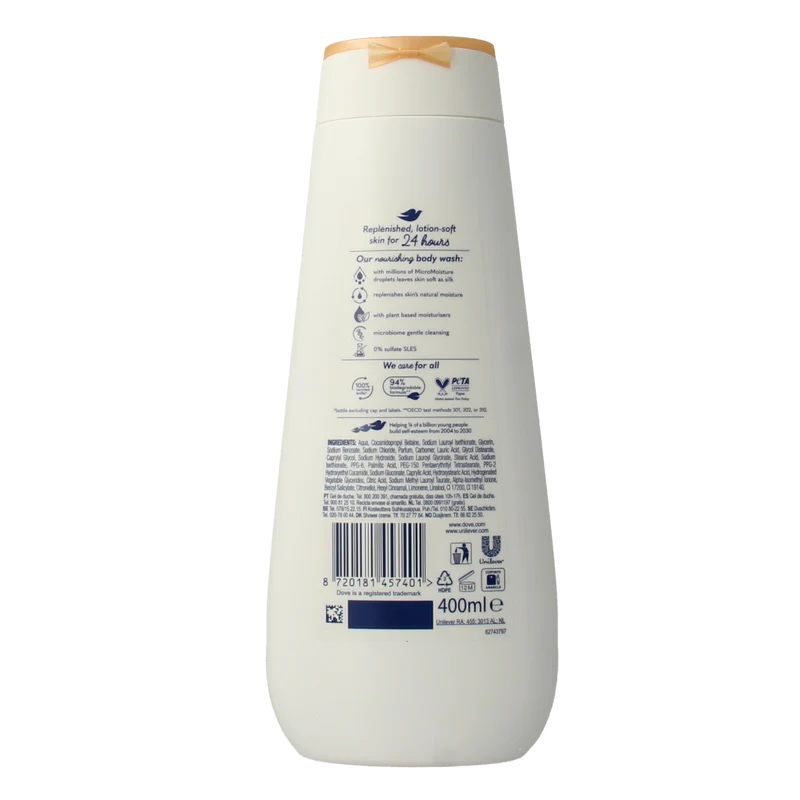 Dove Shower advanced nourishing silk 400.00 Milliliter