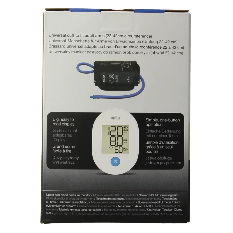 Braun Exactfit 1E bovenarm bloeddrukmeter 1.00 Stuks