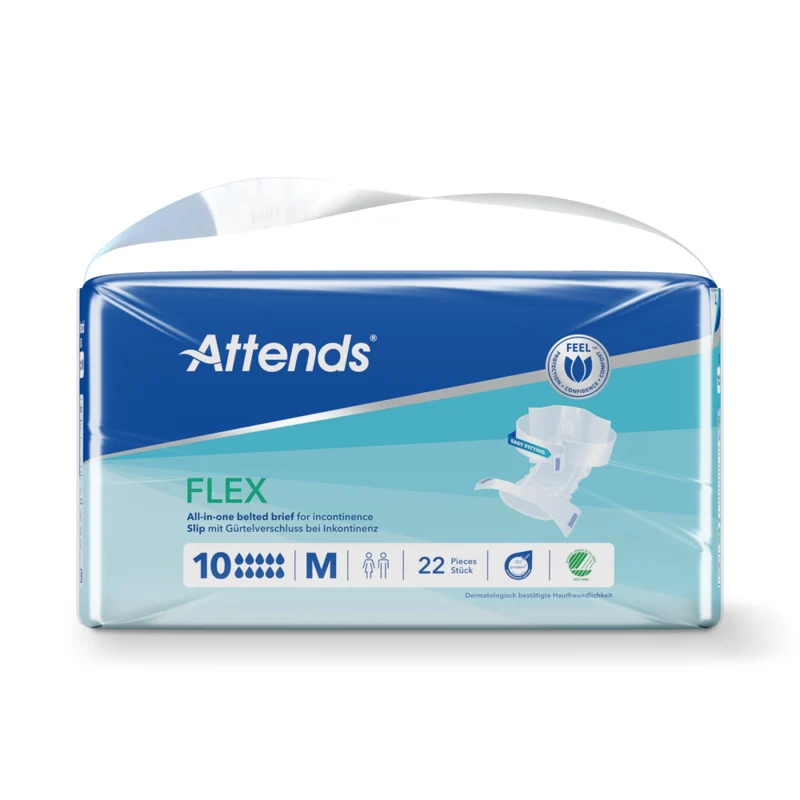 Attends Slip Flex 10 Inkontinenz Pants mit Hüftgürtel für sehr starke Inkontinenz