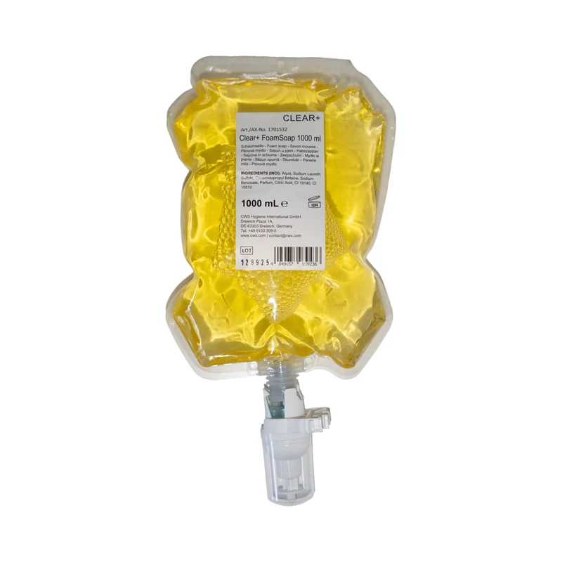 CWS Clear plus Schaumseife, sanfter Schaum, dermatologisch getestet