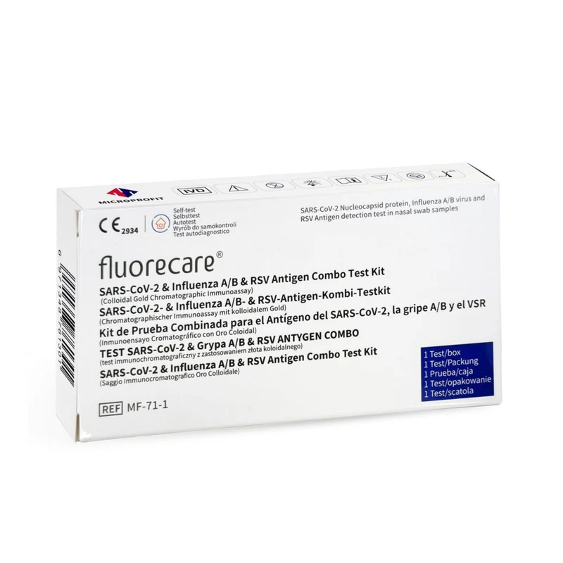 4in1 fluorecare® Kombi Test (Covid-19, Influenza A&B, RSV)
