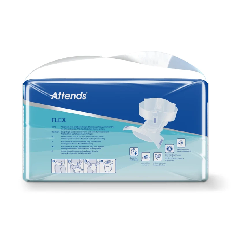 Attends Slip Flex 8 Inkontinenz Pants mit Hüftgürtel und Nässeindikator