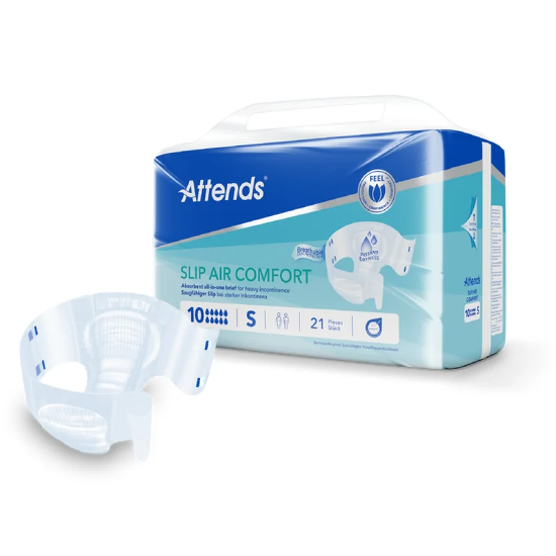 Attends Slip Air Comfort 10 Inkontinenzslips mit speziellen Saugkanälen für starke Inkontinenz