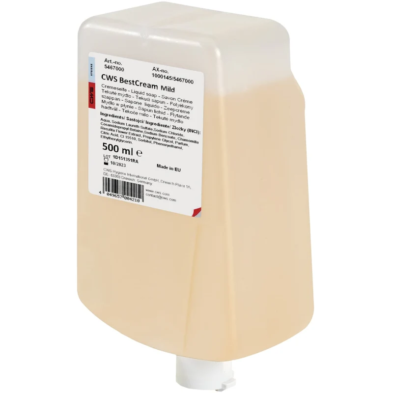 CWS Best Cream Seifencreme, rückfettend, biologisch abbaubar