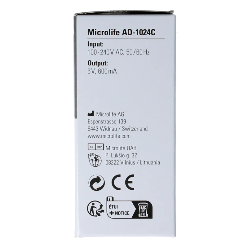 Microlife MIC Z977013-0-adapter AD-1024C 1.00 Stuks